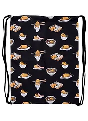 Мешок для сменной обуви " Gudetama", 360*470мм, черный, 1отд.