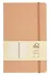 Книга для записей А5 96л кл. "Joy Book. Крем-брюле" иск.кожа, тонир.блок, скругл.углы, ляссе, резинка, карман на задн.форзаце - 0