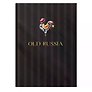 Книга для записей А5 128л кл. "OLD RUSSIA. Black" интеграл.перепл., матов.ламин., тисн.фольгой