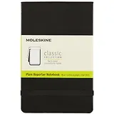 Записная книжка Moleskin Reporter, нелинованная, чёрная, 96 листов, А6
