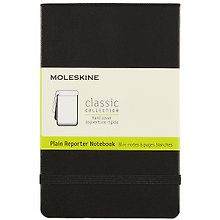 Записная книжка «Reporter» А6, 96 листов, нелинованная, чёрная, Moleskine