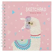 Скетчбук «Альпака», 80 листов, 19.5 х 19.5 см