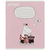 Тетрадь в линейку "Муми-тролли", 12 листов, в ассортименте