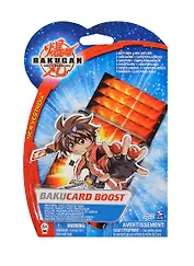 Игрушка, BAKUGAN,  Bakucard boost (Набор карточек 5шт.) ,  в ассортименте