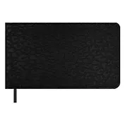 Еженедельник дат. 2026г. 64л 150x87 мм 150x87 мм "Виннер" черный, кожзам, мягк.переплет, блинт.тиснение, офсет, карманный, горизонт, справ.мат-лы, закругл.углы, ляссе, инд.уп