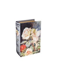 Шкатулка-книга дерево с шелком Голландские розы (17*11*5 см) (521800)