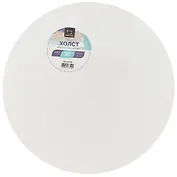 Круглый грунтованный холст на картоне, 30 см