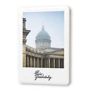 Сувенир, Магнит Купол Казанского собора 5,6*8,3см, картон