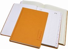 Алфавитная книга Lezar А5, 104 листа, оранжевая