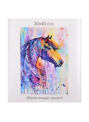 Набор для творчества ORIGAMI/Оригами Алмазные узоры. Серия Яркие краски. Красочный галоп. 30*40см 06138