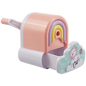 Точилка механическая «Cat and rainbow», 1 отверстие, пластик, в ассортименте - 1