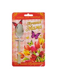 Ложка подарочная на открытке Лучшая мама (135409)