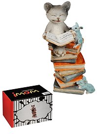 Фигурка  Кошка с мышкой (8,5х6,5х15) (450-524)