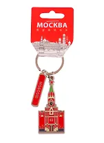 Брелок Москва.Спасская башня (мет.эмаль) (198-21-1-E)