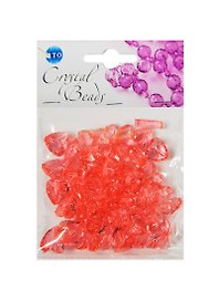 Набор бусин Кристальная игра Сердечки розовые (CRP060) (упаковка)