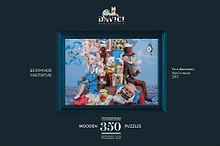 Пазл деревянный Безумное чаепитие DaVICI 350 элементов