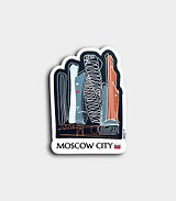 Магнит Москва Сити (Москва) (5х5) (MAG00-MSK0028-F-EN)