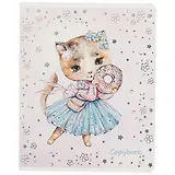 Тетрадь в клетку Феникс+, "Кот с десертом", 48 листов, в ассортименте