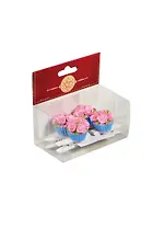 Декоративная прищепка Розы (36915) (4шт.) (упаковка)