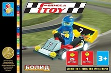 Конструктор Formula Toy Болид №7 (Т50751) (29 дет.) (3+) (коробка)
