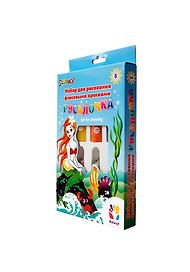 Набор для рисования флисовыми красками Русалочка (899097) (8 цв.) (3+) (коробка)