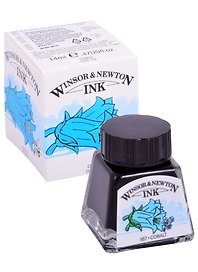 Тушь художественная Winsor&Newton, 14 мл, кобальт