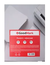 Бумага А4 100л 80г/м2, офисная, GoodMark