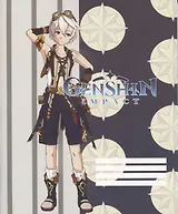 Тетрадь в клетку Genshin Impact, Bennett V1, 48 листов