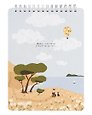 Скетчбук 156*207 45л "Soul", облака, мягк.переплет, микротекстурирование, ламинация, спираль, тиснение золотой фольгой,  бумага 190г/м2