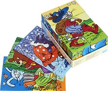 Step puzzle 6 кубиков Baby step Герои сказок 87331