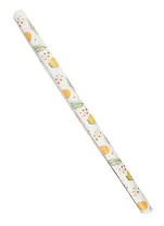 Бумага упаковочная 70*100см "Мандарины"  НГ,инд.уп.