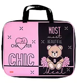 Папка для тетрадей "Модный сезон", молния, ручки, А4