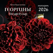 Георгины. Звезды в саду. Календарь настенный на 2026 год (300х300 мм)