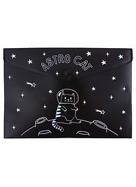 Папка -конверт «Astro cat» А4 на кнопке