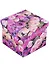 Коробка, для подарков,15х15х13, куб - 0