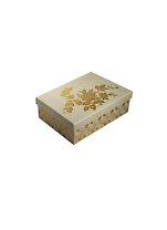 Коробка подарочная "Golden tracery" 18*12*5.5 прямоугольная, гологр.тиснение, картон, Вейксинг