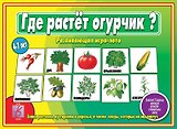 Где растёт огурчик? Развивающая игра-лото
