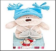 Мишка на подставке с коньками (00ЕХ1430001)