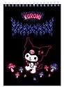 Блокнот "Kuromi-4", А6, клетка, 60 листов