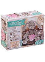 Мягкая игрушка «Зайка Мими», набор для вязания, 10*4*14см