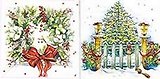 Наб. салф. для декупажа Новогодняя атмосфера/Елка за калиткой (3545/47000) (2шт)