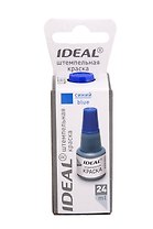 Краска штемпельная 24мл синяя, Ideal