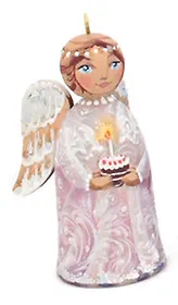 Сувенир, Ангелочек, высота 8см, а-1