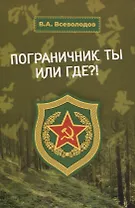 Пограничник ты или где?