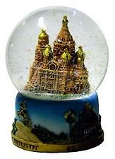 Сувенир АКМ Сноубол СПб h=9см "Спас-на-Крови" красн. основ. 097R-65-01