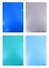 Папка-уголок А4 пластик 0,18, непрозрачная Glossy Ice Metallic - 1