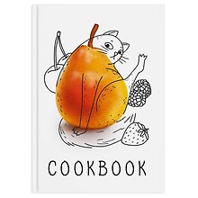 Книга для записи кулинарных рецептов, Феникс+, «Сладкий котик», А5, 96 листов, твердый переплет, матовая ламинированная, тиснение фольгой