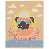 Тетрадь в клетку Listoff, "Приключение мопса", 48 листов, в ассортименте