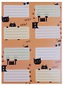 Наклейки для тетрадей 24шт "Meow"