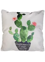 Подушка Кактус в горшке (43х43) (текстиль)
